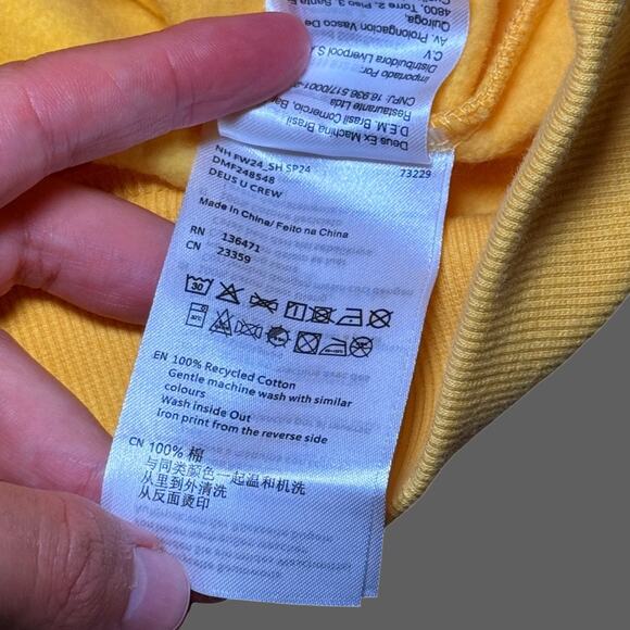 Deus Ex Machina Deus U Crew Sweatshirt Solar Power XL NWT 100% Cotton - Picture 5 of 9